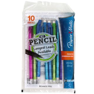 Papermate Write Bros. Assorted Color Mechanical Pencils 0.7mm (Pack of