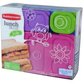 Rubbermaid Girls' Lunch Kit, Flat