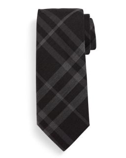 Burberry Manston Check Silk Tie, Black