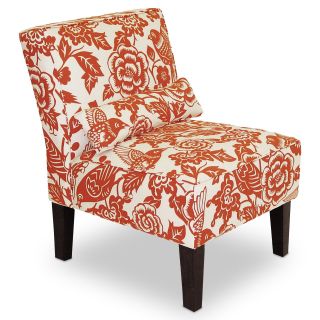 Canary Tangerine Armless Chair   Accent Chairs