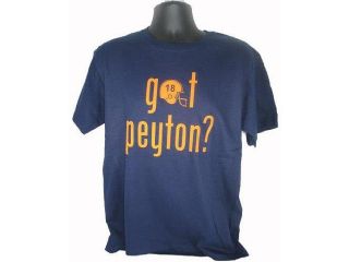 Got Peyton? Manning Denver Football Navy Blue T Shirt Tee