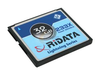 RiDATA Lightning Series 32GB Compact Flash (CF) Flash Card Model RDCF32G 233 LIGC D