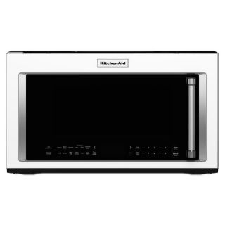 KitchenAid 1.9 cu ft Over the Range Convection Microwave with Sensor Cooking Controls (White) (Common 30 in; Actual 29.875 in)