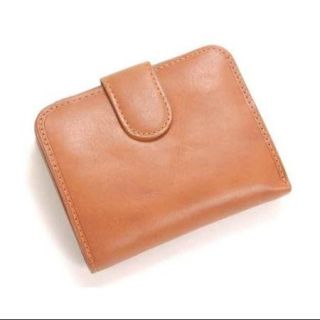 Prima Piccolo Leather Wallet with I.D. & Coin Pocket (Cognac)