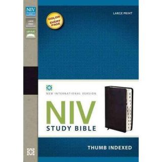 Holy Bible New International Version Black Bonded Leather Study Bible