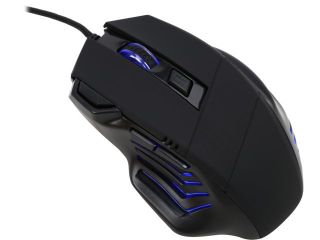 Orange MOUC111NB, 2400 DPI Ergonomic High Precision LED Gaming Mouse With Side control Buttons PRO AIM Gaming Sensor