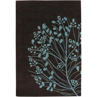 Chandra Dharma Brown/Blue 5 ft. x 7 ft. 6 in. Indoor Area Rug DHA7525 576