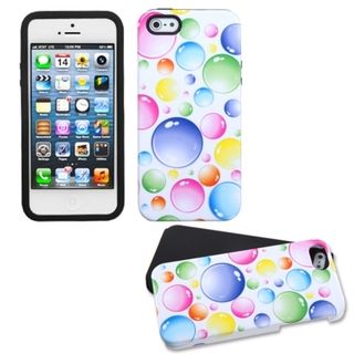 BasAcc Rainbow Bigger Bubbles Fusion Case for Apple iPhone 5