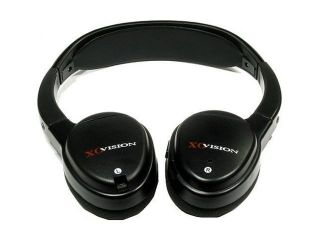 XO Vision Universal IR Wireless Foldable Headphones for In Car Video Listening Model IR620