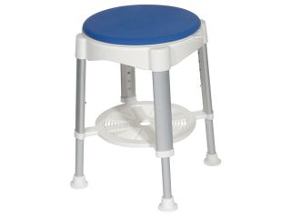 Bath Stool with Padded Rotating Seat