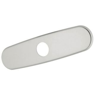 GROHE 10 in. Euro Escutcheon in Stainless Steel 07552SD0