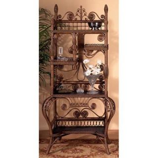 Yesteryear Wicker Heywood Wakefield 73'' Accent Shelves