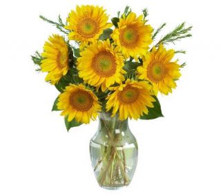 Sunflower Radiance with Vase by ProFlowers —