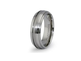 Titanium Ring 7mm Wedding Band