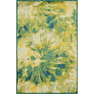 Loloi Rugs Lyon Lifestyle Collection Greengage 5 ft. 2 in. x 7 ft. 7 in. Area Rug LYONHLZ01GZ005277