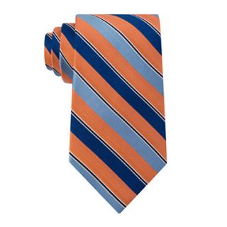 Stafford® Stripe Silk Tie   Extra Long