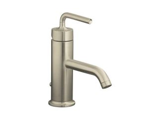 KOHLER K 14402 4A BN Purist Single control Lavatory Faucet With Straight Lever Handle Brushed Nickel  Bathroom Faucet