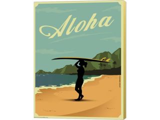 Aloha by American Flat Canvas Art, Size 12 X 16