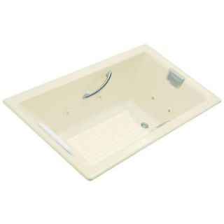KOHLER Tea for Two 5.5 ft. Whirlpool Tub in Biscuit 856 M 96