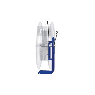 Coxreels Air Hose Reel — With 1/2in. x 50ft. PVC Hose, Max. 300 PSI, Model#  SH-N-450  1/2in. Hose Reels