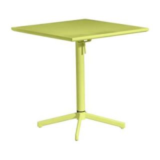 ZUO Big Wave Lime Patio Folding Square Table 703042