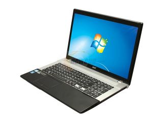 Acer Laptop Aspire V3 771G 9697 Intel Core i7 2670QM (2.20 GHz) 8 GB Memory 1 TB HDD NVIDIA GeForce GT 640M 17.3" Windows 7 Home Premium 64 Bit