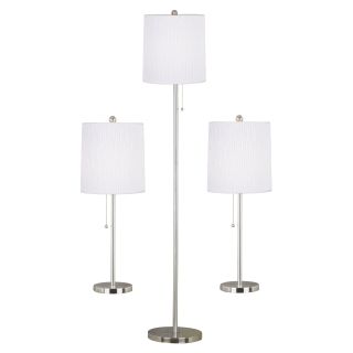Kenroy Home 21016BS Selma 3 Pack Lamp Set   Table Lamps
