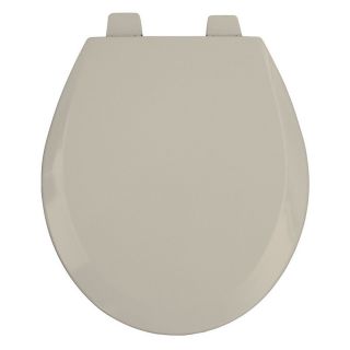Bemis B1550PRO006 Elongated Open Front Molded Wood Toilet Seat with Cover in Bone   Toilet Seats