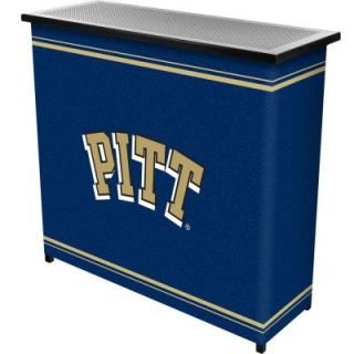 Trademark 2 Shelf 39 in. L x 36 in. H University of Pittsburgh Portable Bar with Case CLC8000 PITT