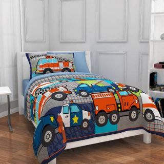 Mainstays Kids Heroes at Work Bed in a Bag Bedding Set