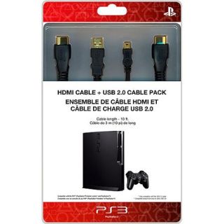 Sony HDMI Cable w/ USB Cable Pack (PS3)