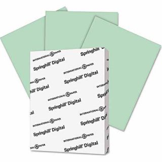 Springhill Digital Index Color Card Stock, 8.5" x 11", Green, 250 Sheets