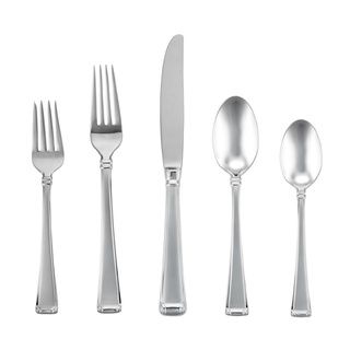 Gorham Column Frosted 5 piece Flatware Place Setting  