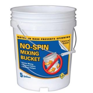 QEP 5 Gal. NO SPIN Original Mixing Bucket for Thinset, Grout and Mortar DISCONTINUED 78211 6