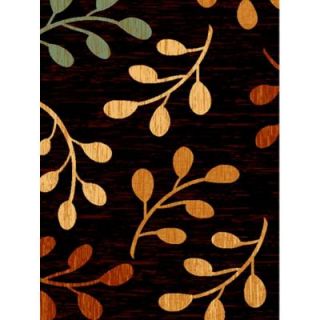 United Weavers Sutra Black 7 ft. 10 in. x 10 ft. 6 in. Area Rug 560 11770 81