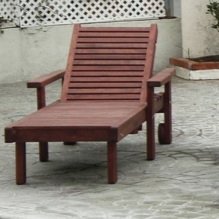 Sun Chaise Lounge by Best Redwood