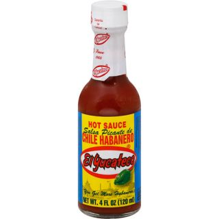 El Yucateco Red Habanero Hot Sauce, 4 oz (Pack of 12)
