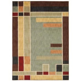 Nourison Aristo Multicolor 3 ft. 9 in. x 5 ft. 9 in. Area Rug 240903