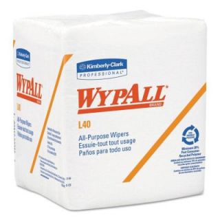 WYPALL L40 White Quarterfold Wipers (18 Boxes of 56 Wipers) KCC 05701