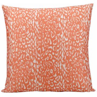 Nourison Mina Victory Orange Leopard Print Indoor/ Outdoor 20 inch