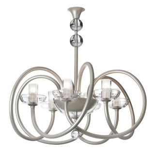 Dainolite Lighting Sonora 6 Light Pearl Chandelier