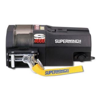 Superwinch S4000 12 Volt DC Performance Trailer Winch with 4 Way Roller Fairlead and 30 ft. Remote 1440200