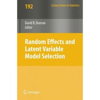 Random Effect and Latent Variable Model Selection