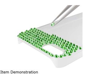 Insten Green 800pcs 3mm DIY Flat back Bling Round Rhinestones [Perfect for DIY cell phone cases] 1530311