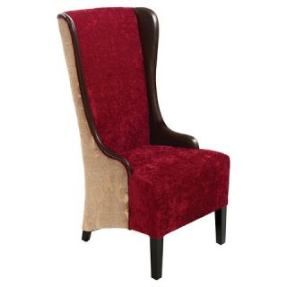 Christopher Knight Home Bacall High Back Chair   Ruby