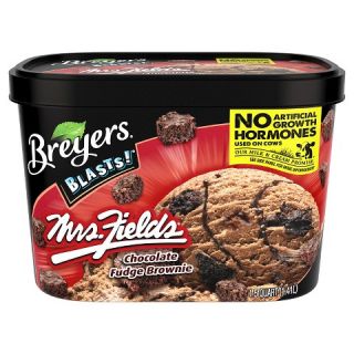 Breyers Blasts Mrs Fields Chocolate Fudge Brownie Frozen Dairy Dessert