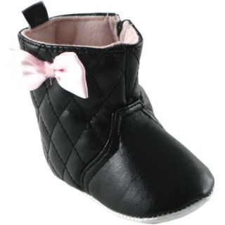 Luvable Friends Newborn Baby Girls Quilted Boots