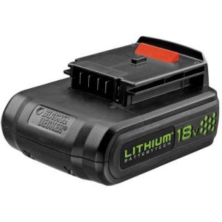 BLACK+DECKER 18 Volt Lithium Battery Pack DISCONTINUED LB018 OPE
