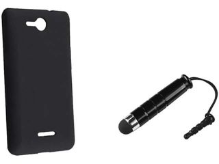 Insten Black Silicone Skin Case & Stylus For LG Lucid VS 840 724044