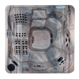 QCA Spas Naples 6 Person 93 Jet Spa with Ultra Wave, Ozonator, LED Light, Polar Insulation, WOW Sound System and Hard Cover Model 23LATS